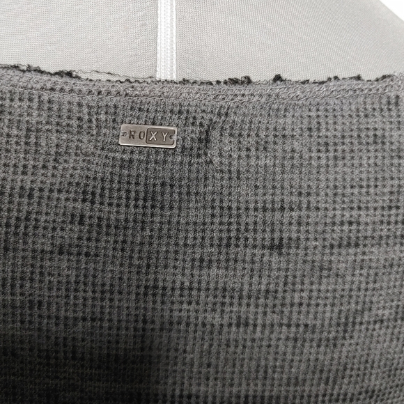ROXY Waffle Knit Thermal Top Size M - Picture 7 of 13